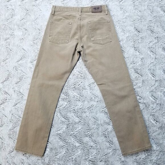 Mossimo Supply Co Jeans Mens Size 32x30 Brown Slim Straight Dark Wash Denim - Picture 2 of 12